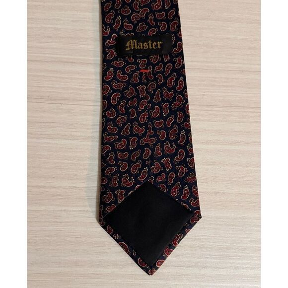 Master Paisley Silk Tie - Picture 8 of 9